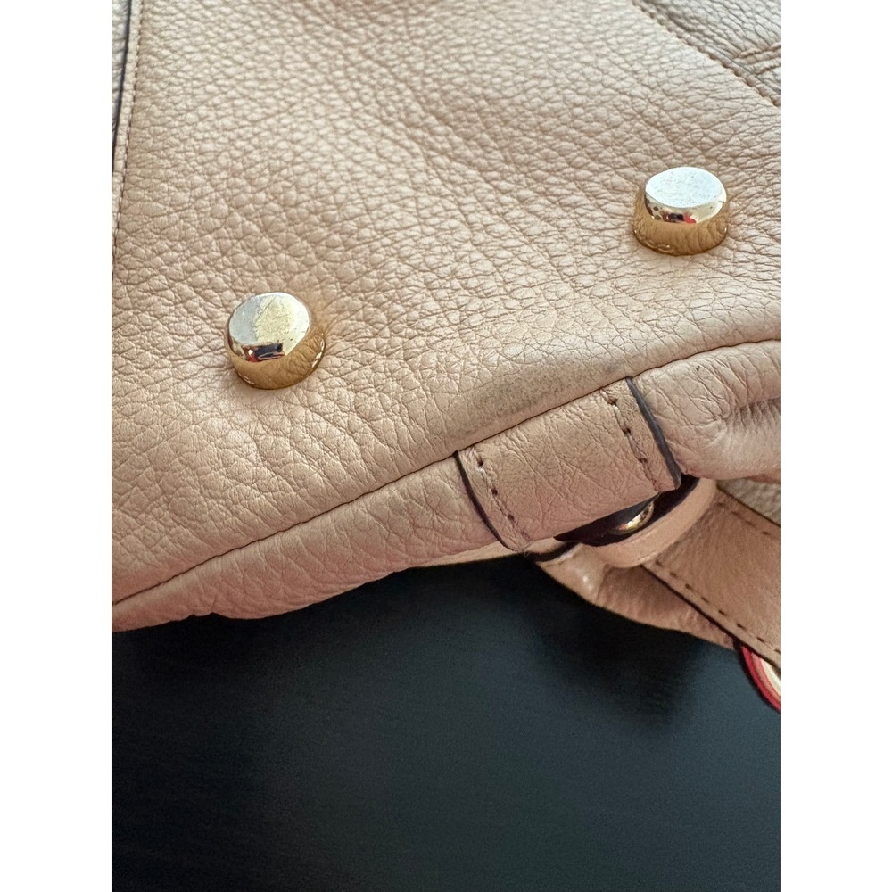 Coach Lenox Satchel F59325 Beechwood Pebble Leather Gold Hardware Handbag - Picture 15 of 16